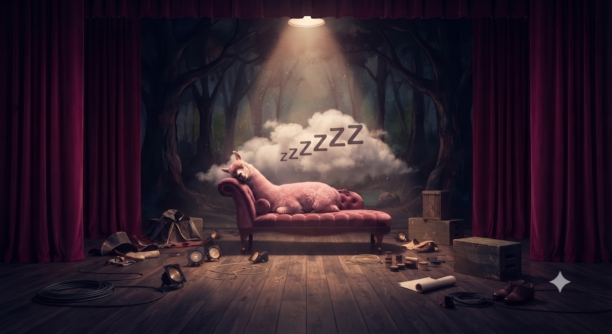 Sleeping Llama